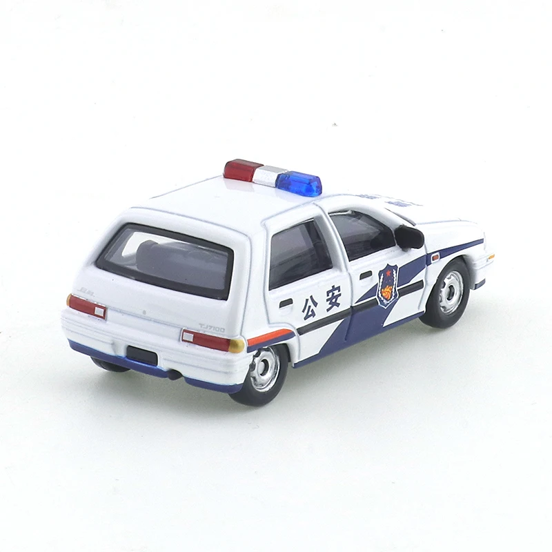 XCARTOYS 1/64 Alloy Toy Simulation Civilian Two-box Police Car Collection Ornament, Tianjin Xiali Public Security Car Model
