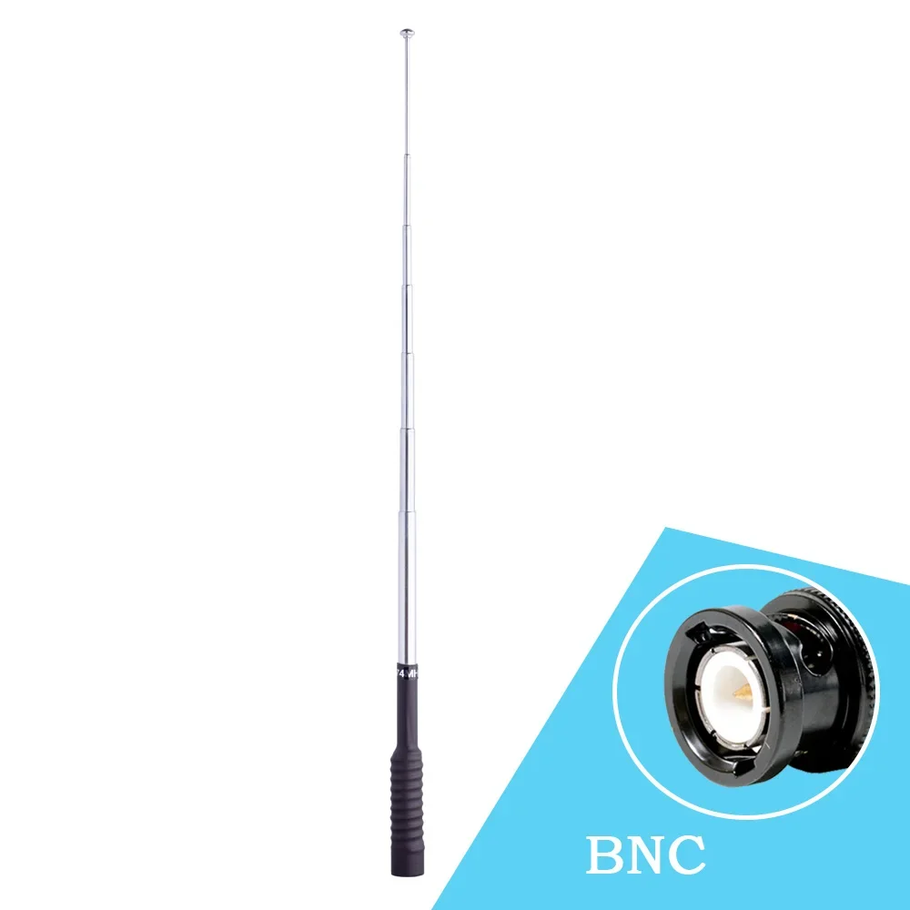 Revex Telescopische Bnc Radio Antenne Voor Icom V8 V80 IC-V82 IC-U82 W32 IC-F3 F11 F14 F15 F16 Kenwood TK300 TK360 TK370 TK370G