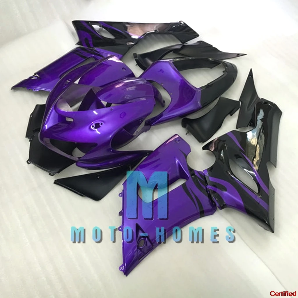 

Suitable for for ZX-6R 2005 2006 Kawasaki Ninja 636 ZX6R 05 06 100% Fit Injection Fairing Body Repair Aftermarket Purple