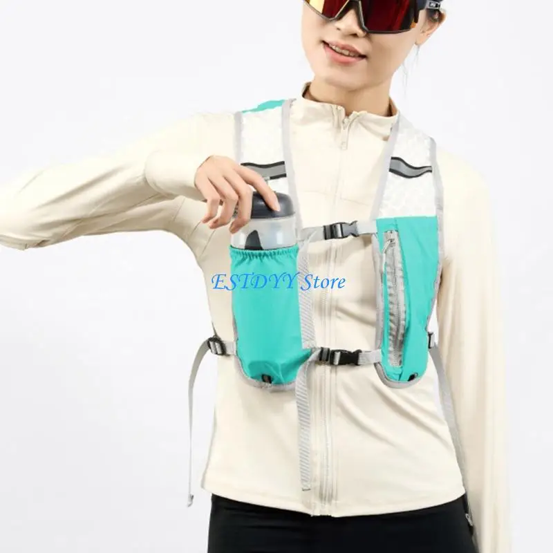 

G6DE Hydrated Backpack Running Vest Water Bottle Holder Running Backpack for Adult