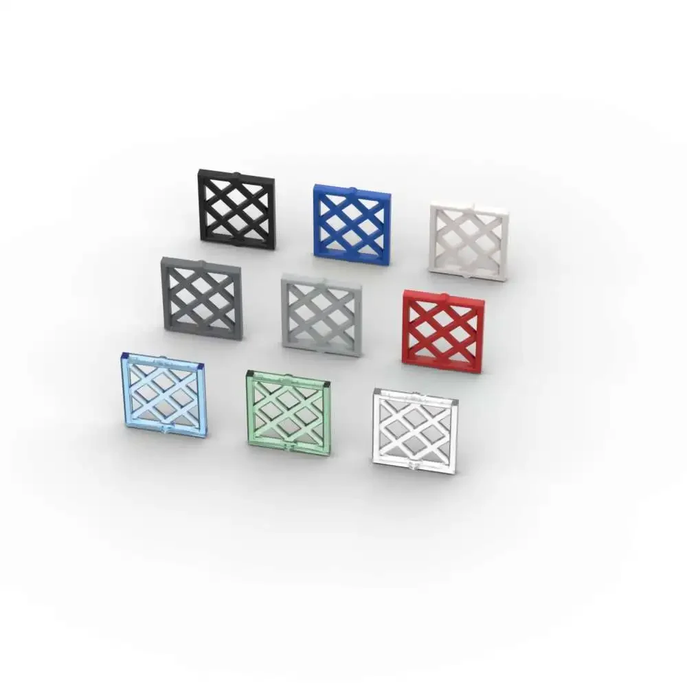 MOC 10 pièces 38320 1x1x2 maison attrayante briques adaptatives panneau pour fenêtre bloc de construction jouet drôle adultes garçons cadeaux de jour spéciaux