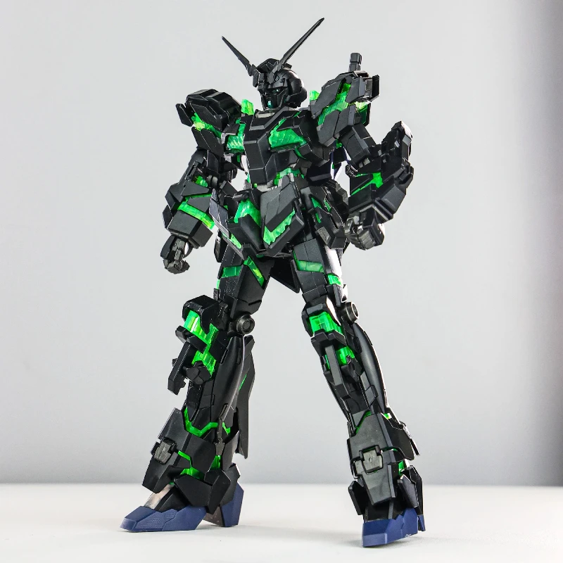 HG1/144 hergebruikt plastic assemblagemodel RX0 fluorescerend groen Oorsprong Assemble Model Kit Decoratief speelgoed Gemechaniseerd Warleague Thema