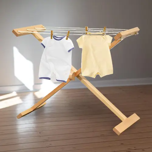아동복 에어러, 어린이 수건 걸이, 나무 옷 건조기, 휴대용