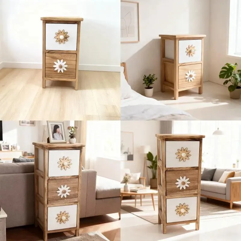 Modern Solid Wood Clothing Storage Cabinet Jewelry Organizer Narrow Design Multi Function Space Saving Living Room Wardrobe