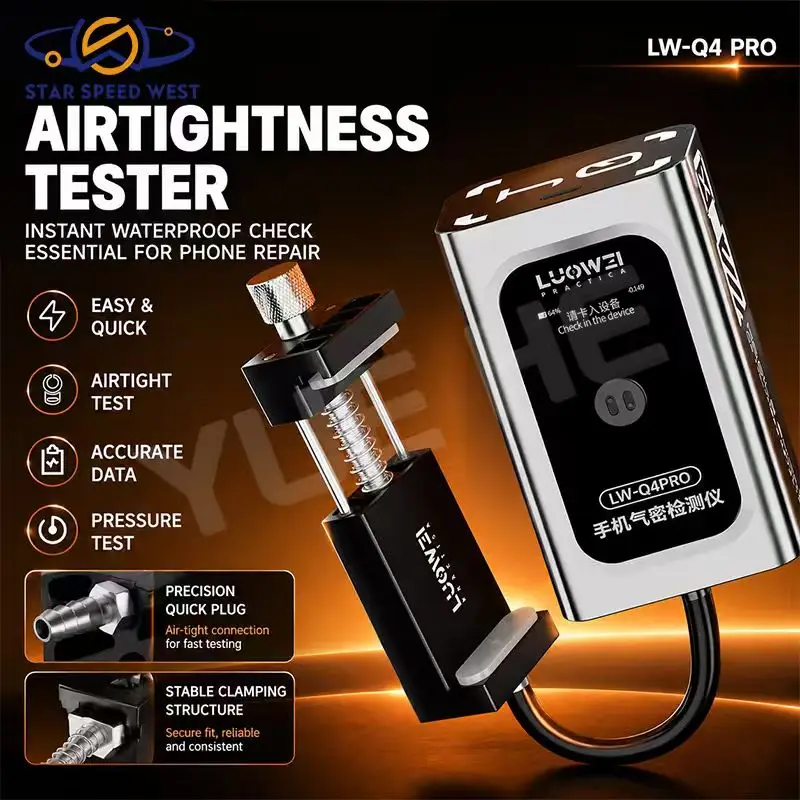 

LUOWEI LW-Q4 PRO Mobile Phone Air Tightness Testing Tool Instant Accurate Pressure Test For iPhone Android Repair