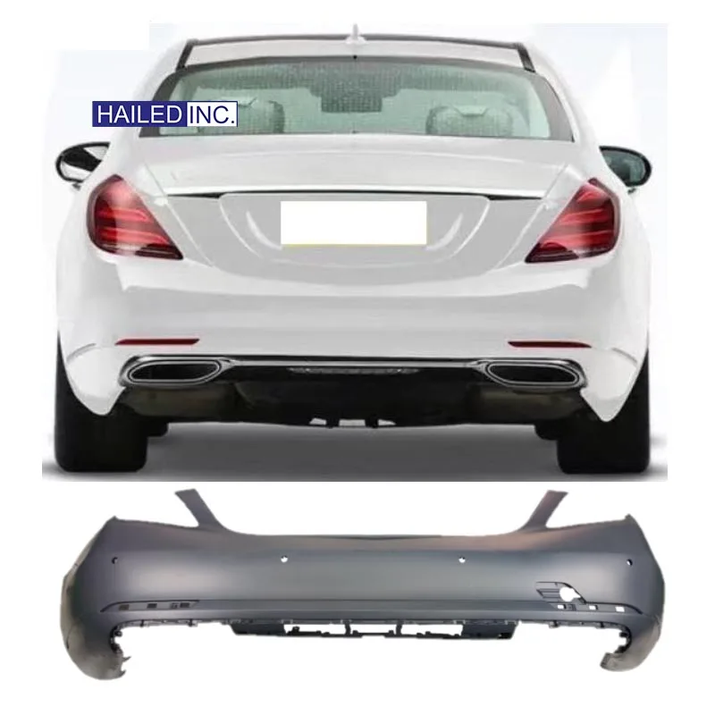 

HAILED PP Hot Sale Cheap Auto Accessories Car Rear Bumper For Mercedes Benz S Class W222 2019~2021 2228850102