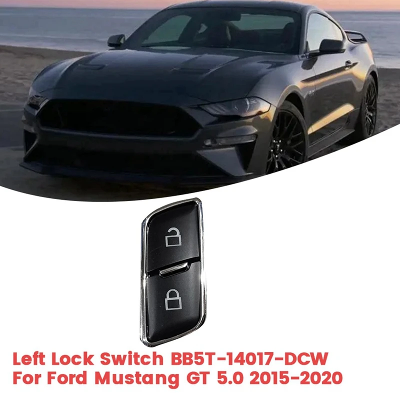 Left Front Door Lock Switch BB5T-14017-DCW For Ford Mustang F150 2015-2020 Power Door Lock Unlock Button BB5T14017DCW Parts