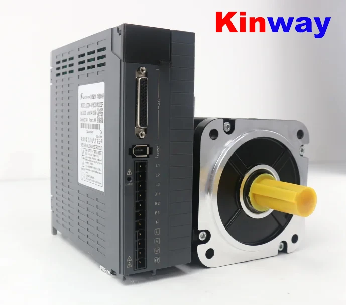 Kinway CNC Servos 380V 2.3KW 15N.m 23bit Three-Phase AC Servo motor 130M15015B+M1534P 2500RPM Servos Motor kit