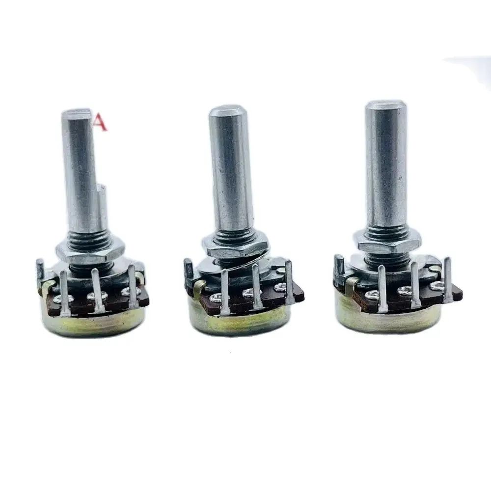 1pcs for ALPHA RV16AF-30 single potentiometer EDIFIER mixer sound B10K shaft length 25mm half shaft