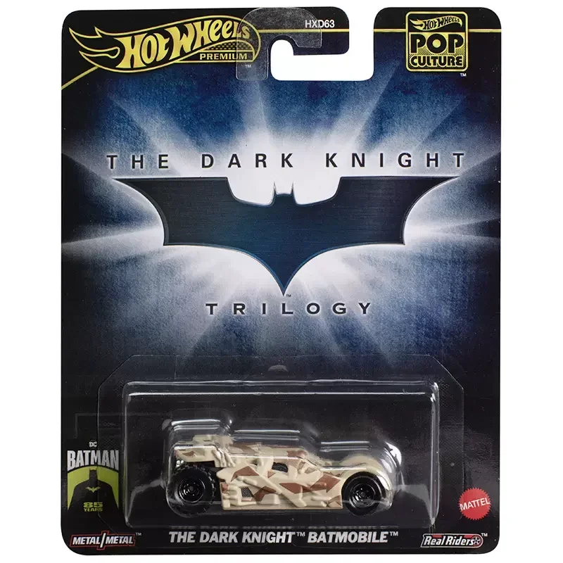 Original Hot Wheels Premium Car Pop Culture Boys Toy 1/64 Diecast Audi RS Avant Corvette The Dark Knight Batmobile Chevy Turtles