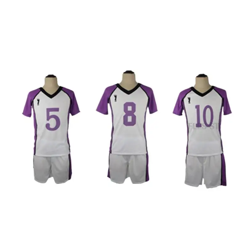 Anime Comic Haikoyuu Shiratorizawa Sportwear School Cosplay Costume Uniform Volleyball Team Costume Tendou Satori Jerseys Shorts