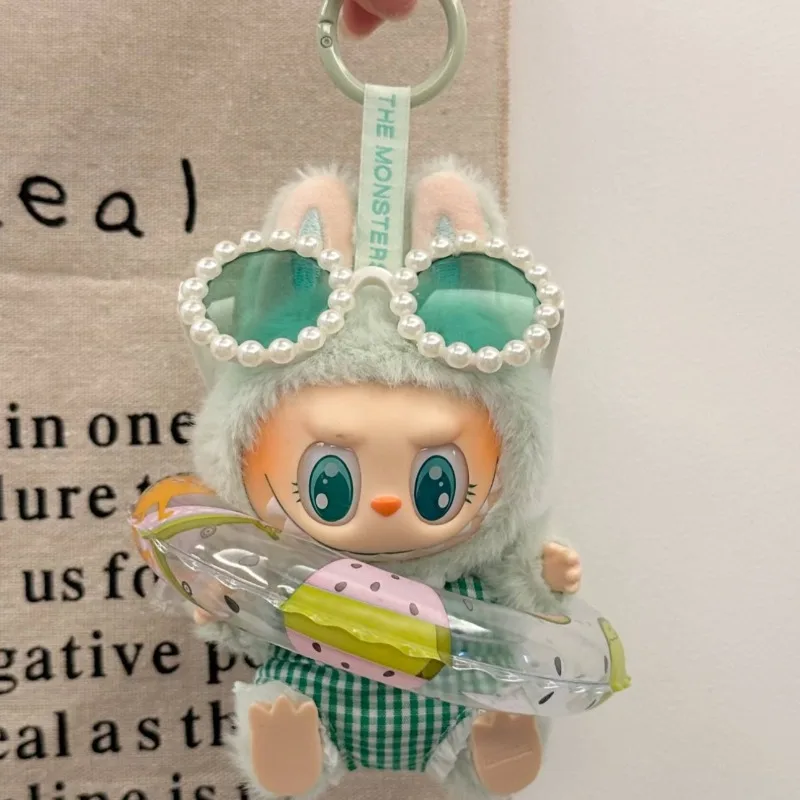 

For Labubu Swimsuit Vacation Suit Doll Clothes V1 V2 V3 17cm/15cm Doll Clothes Accessories Decoration Cartoon Cute