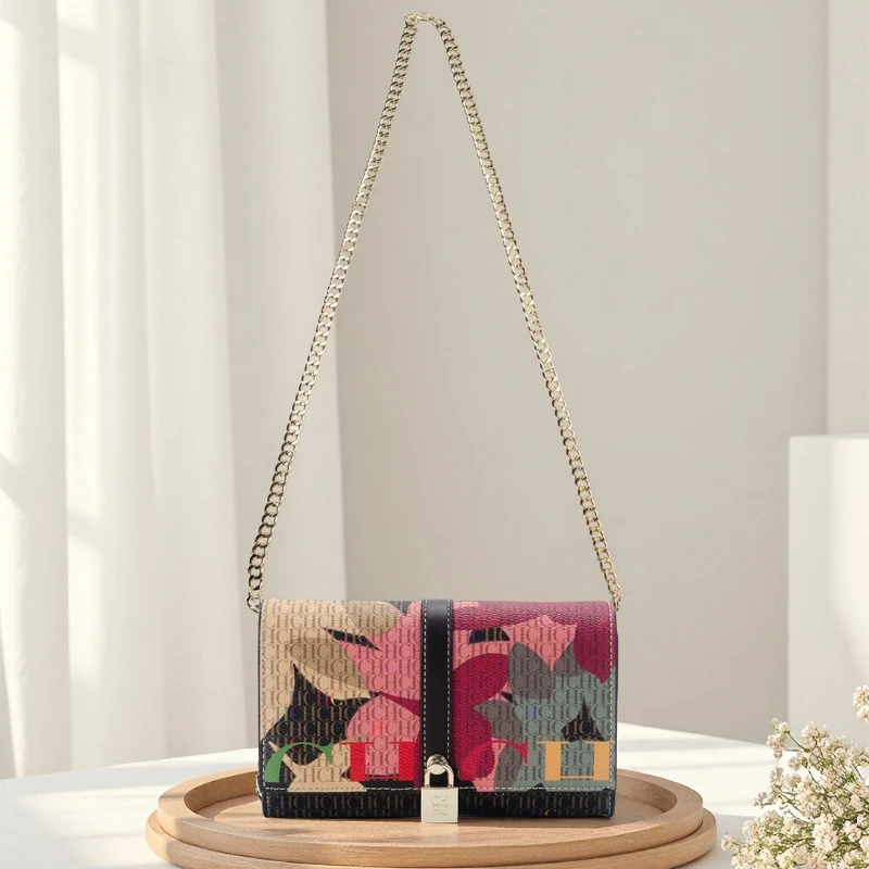 

Carolina Herrera модная повседневная сумка через плечо с рисунком для женщин, универсальная сумка через плечо, удобная сумка из мягкой кожи