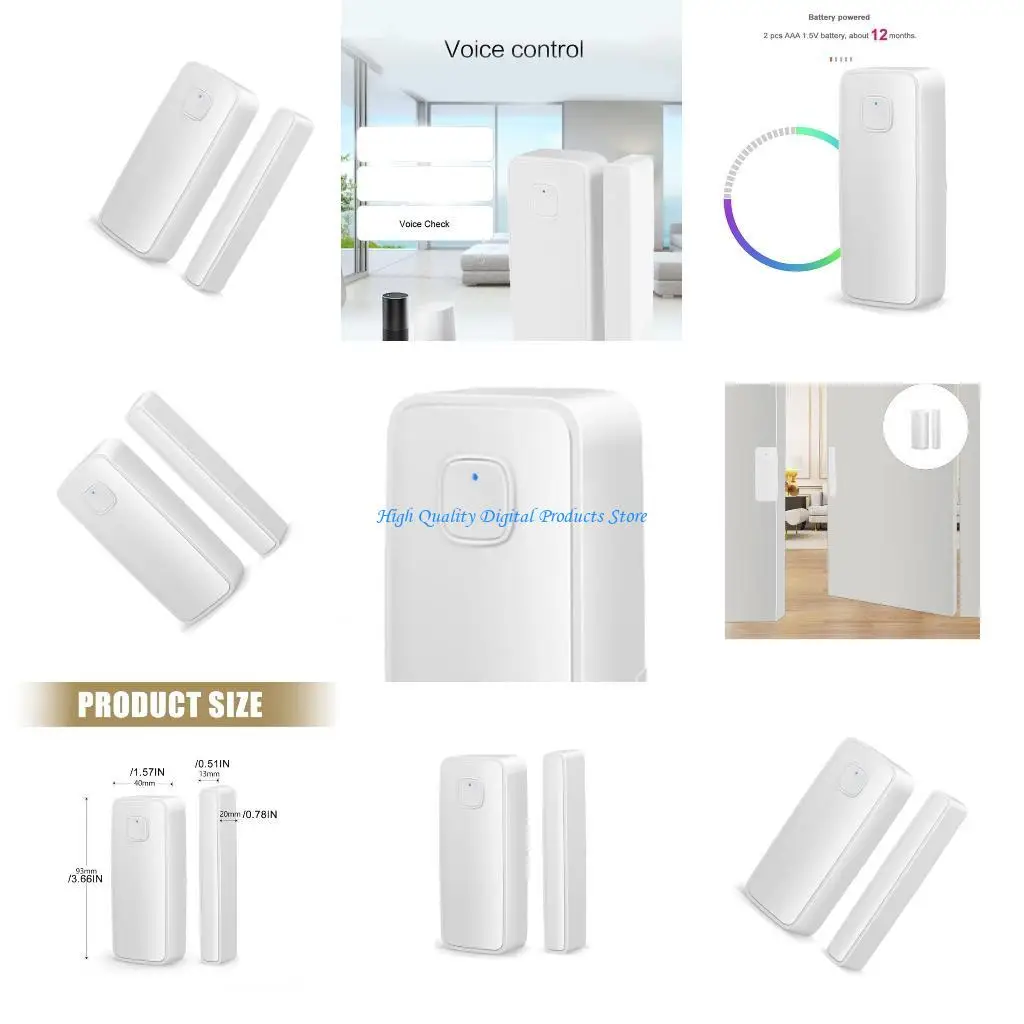 

U2JE Sensors Alarm Remote Control Open Close Detector Home Anti-theft Sensors