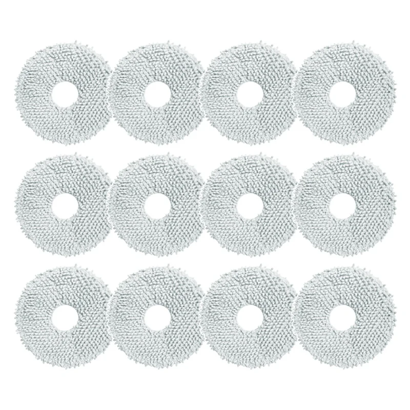 12 ชิ้นอุปกรณ์เสริมสําหรับ Ecovacs Deebot X2/X2 Pro เครื่องดูดฝุ่นหุ่นยนต์ Mop ผ้าอุปกรณ์เสริมอะไหล่
