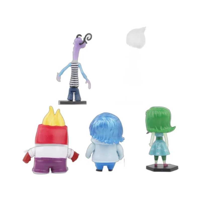 Disney Inside Out Joy Anger Disgust Fear Animation Peripheral Cartoon Cute Model Figure Creative Personalized Ornament Toy Gift