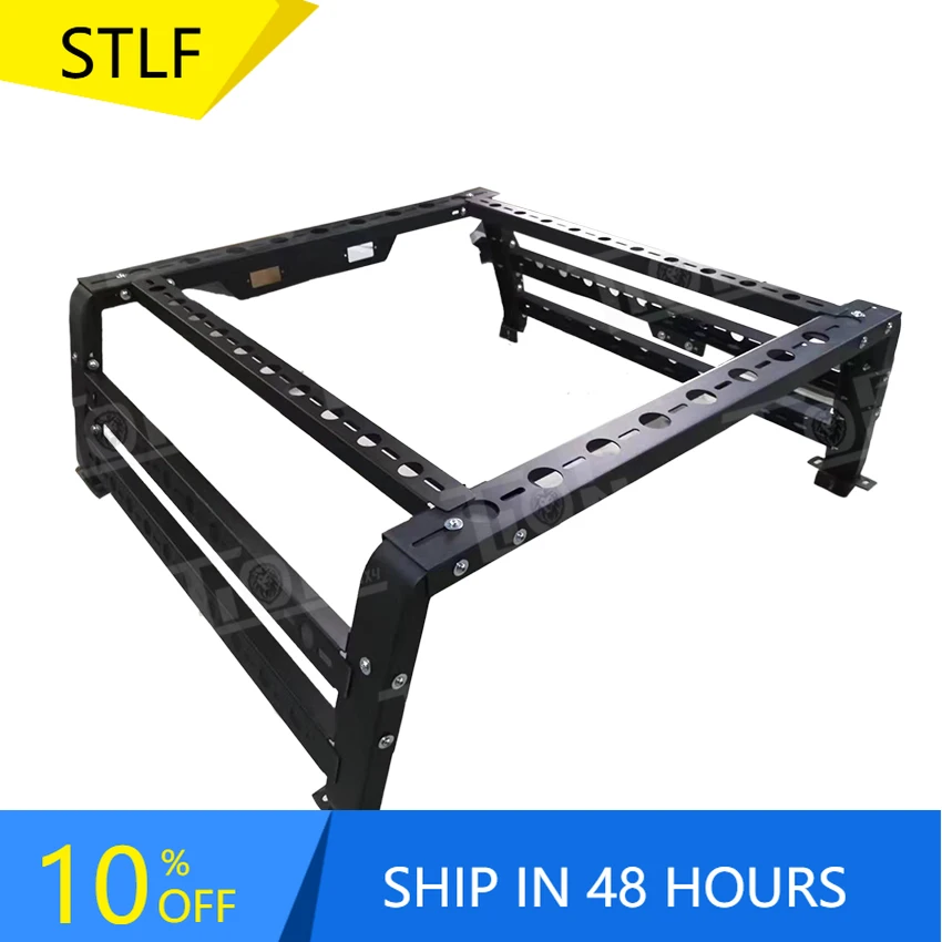 

STLFUniversal Adjustable 4x4 Anti-Roll Bar for Navara NP300 for Hilux Vigo Revo Tacoma Pickup Trucks Expand Roll Bar Bed Rack