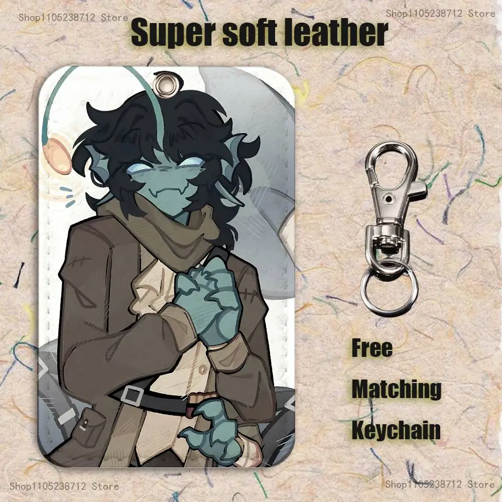 P-Pressure S-Sebastian Troost Cartoon Kaart Sleutelhanger Anime Mode Hanger Tas ID Deur Kaart Case Bus kaart Leuke Volwassen