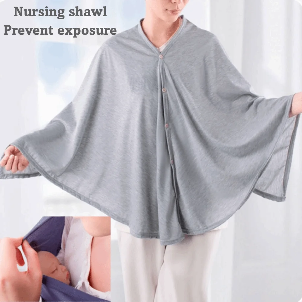 

Four Seasons Baby Nursing Cover Anti-exposure PLUS Size Breastfeeding Shawl Multipurpose Breathable Baby Blanket Pregnant Women