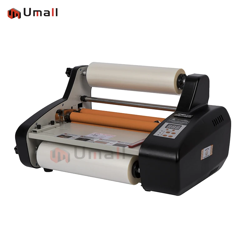 Simple Plastic Laminating Machine Heat Hot and Cold Laminator Roll Laminator and Rewinder Machine With Cutting