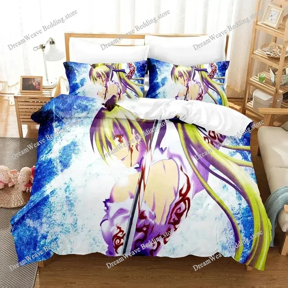 

Murder Princess Luxury Bedding Set Japan Anime Cartoon Duvet Cover Set Comforter Bedspread Twin Single Size Printed Home Textile