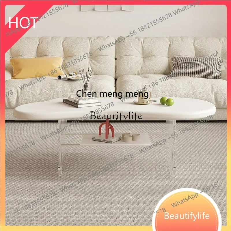 

New style Cream Wind Bone Cloud Coffee Table B & B Hotel Small Apartment Living Room Leisure Coffee Table ss 8617