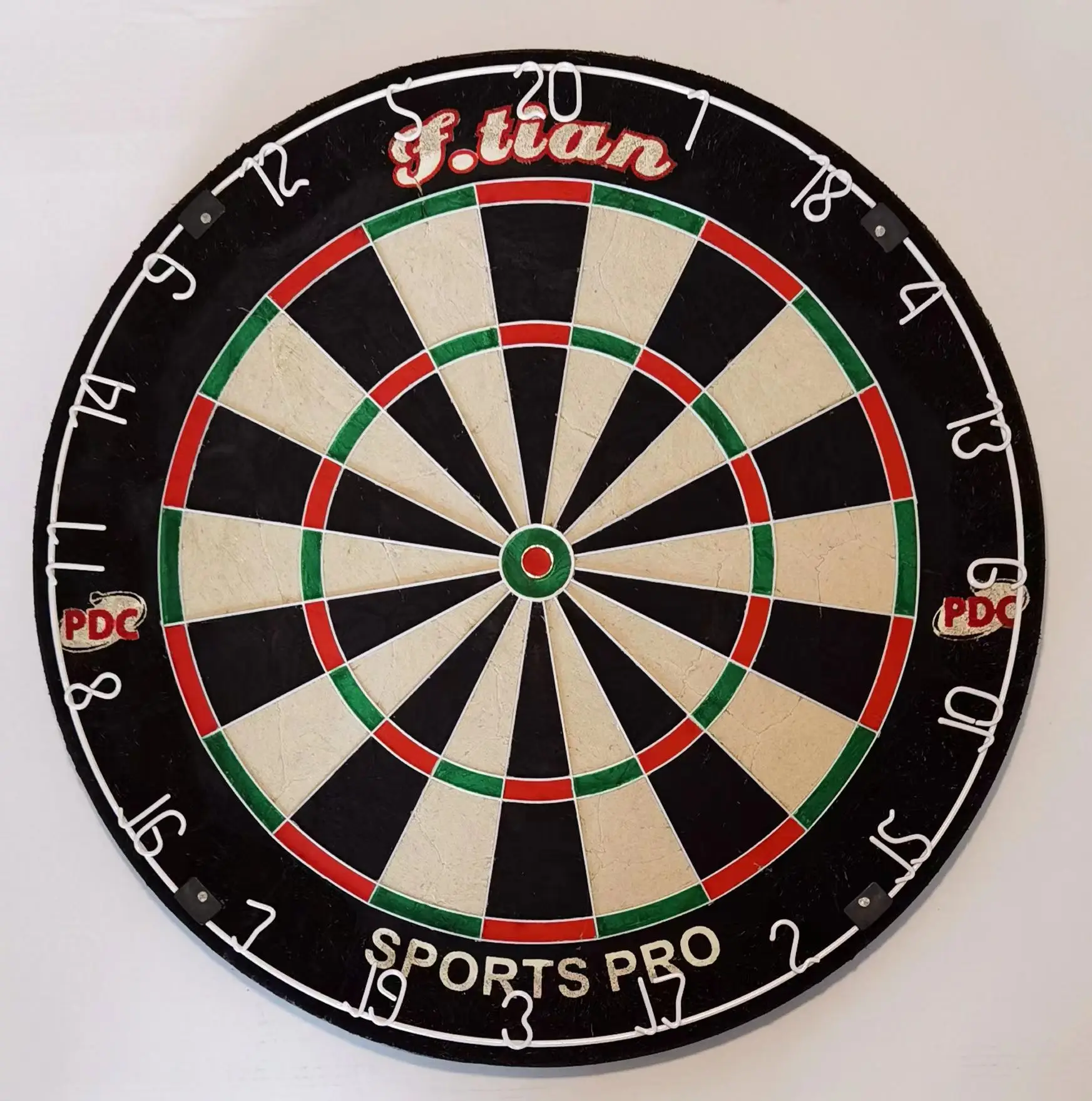 PRO-806 Professional Customizable Dartboard with Steel Sisal Blade Wire Bristle Customizable Darts Set