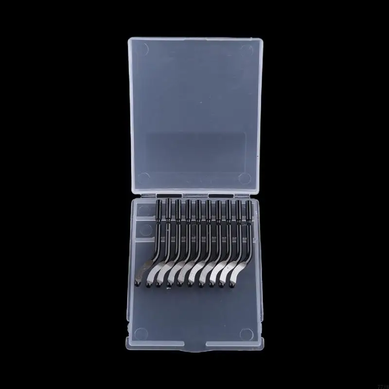 77JB Handle Burr Metal Demouring Remover Cuting Tool avec 10pcs Rotary Deburr Remover for aluminium cuivre en bois