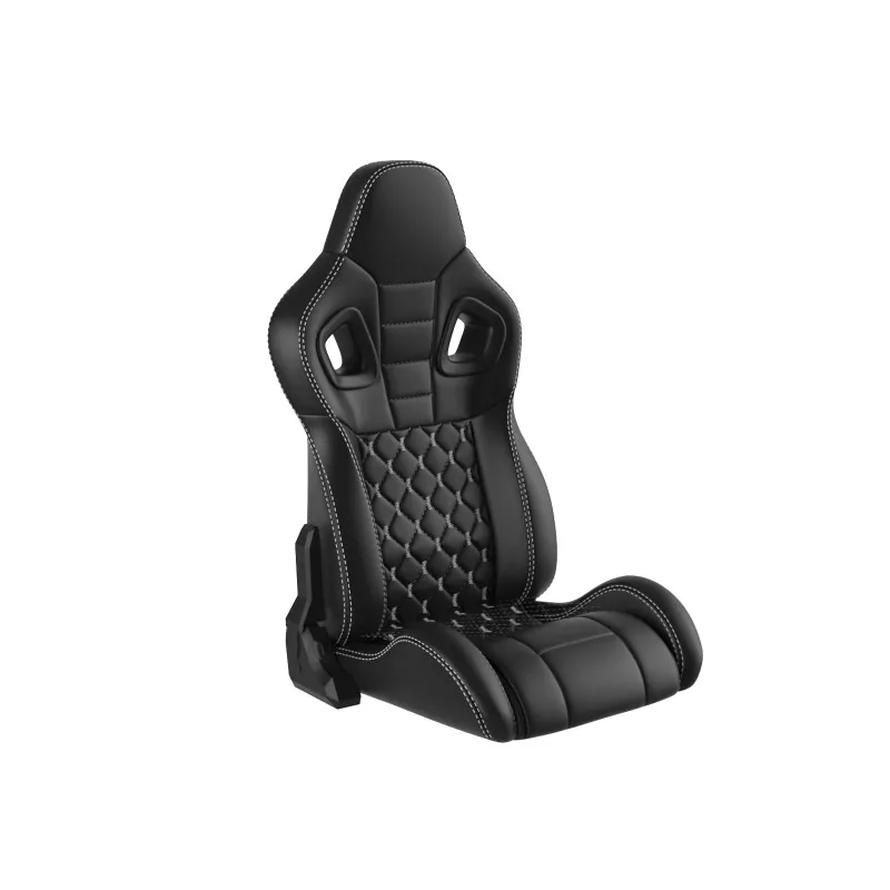 Traditional Leather Racing Seat Ergonomic Design Multifunction Adjustable Height Iron Frame Manual Recliner Comfortable