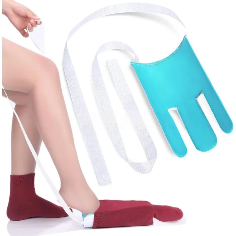 No Bend Sock Aid Helper, Easy Sock Assist Dressing Device for Elderly & Pregnant [ToolMr A83]