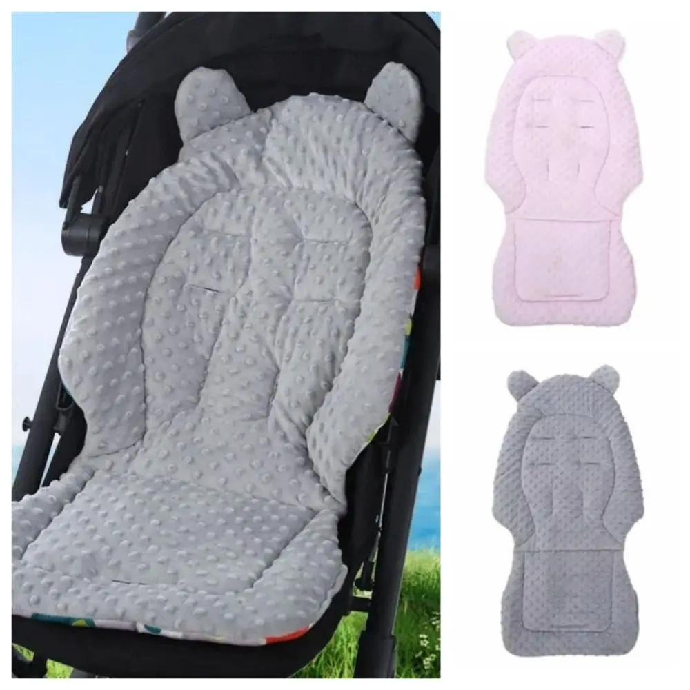 

Cotton Baby Stroller Cushion Multi-function Windproof Pushchair Car Mat Double Sided Warm Trolley Mattress High Chair Cushions