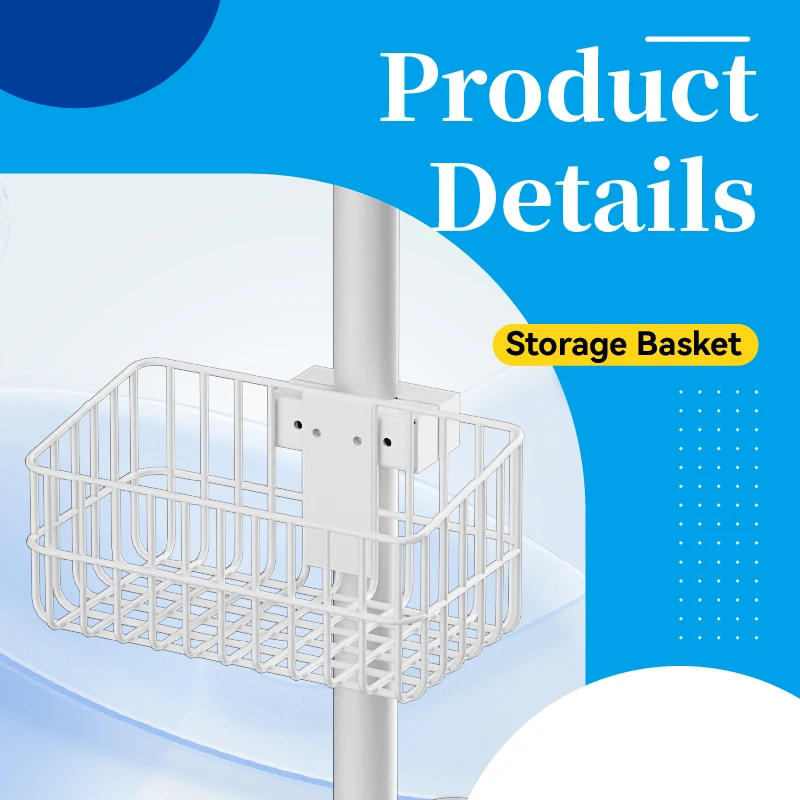 Modern-designed ABS plastic and aluminum hospital mobile workstation carts for clinical care