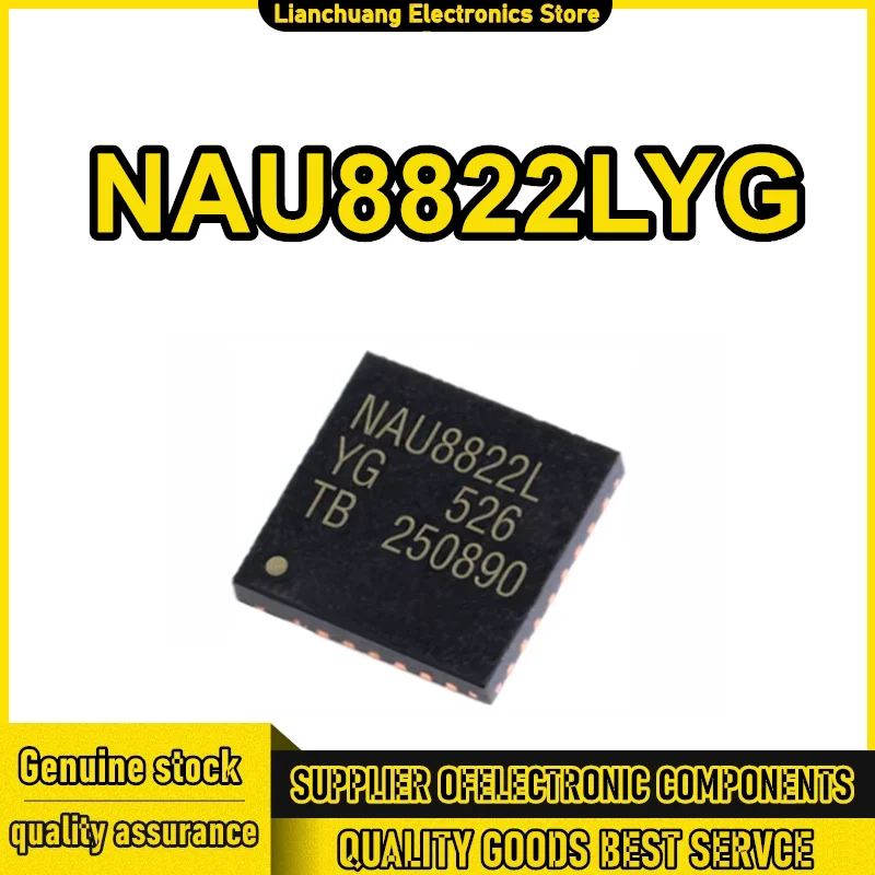 

5 шт. новые оригинальные чипсеты NAU8822L NAU8822LYG QFN-32 в наличии