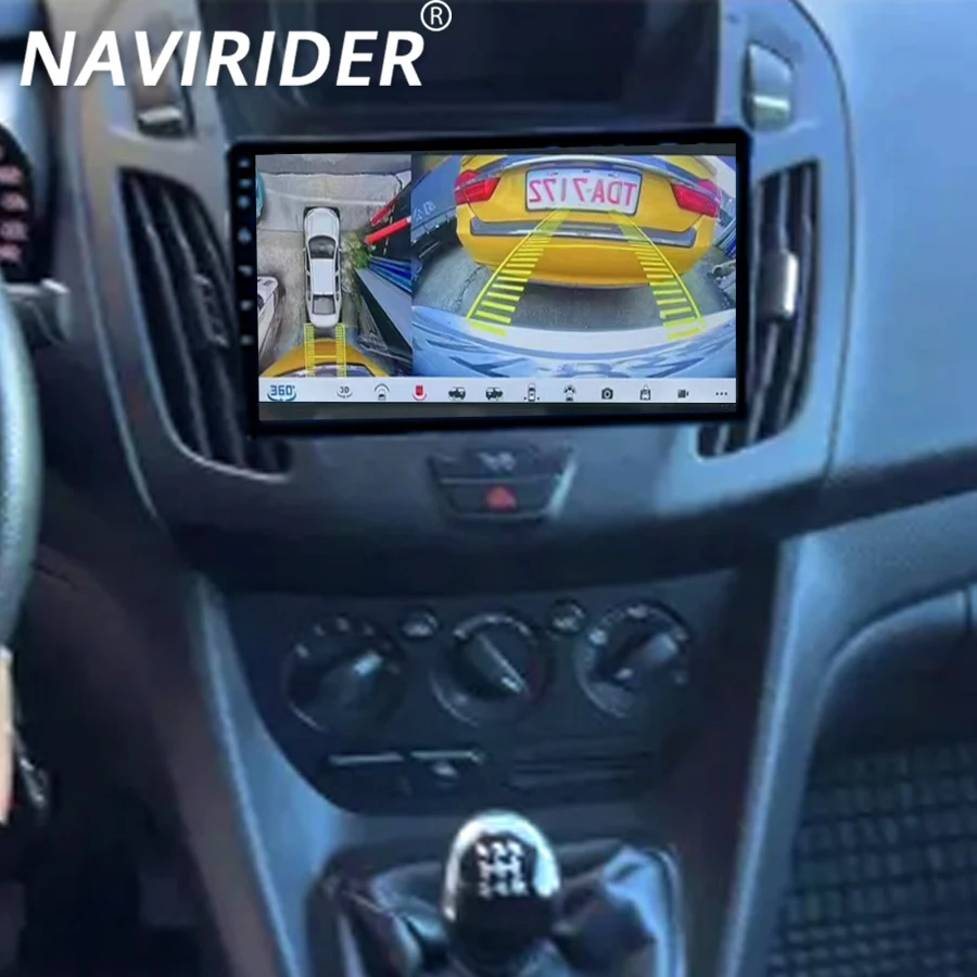 Reproductor de vídeo Multimedia para coche, Radio para Ford transit ransit Connect 2014-2015, Android, GPS, navegación CarPlay, pantalla táctil estéreo