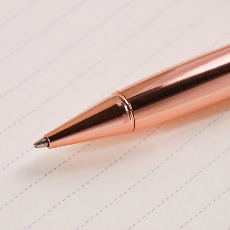 Luxury 1.0mm Metal Bling Sequin Ballpoint Pen Writing Pens Black S