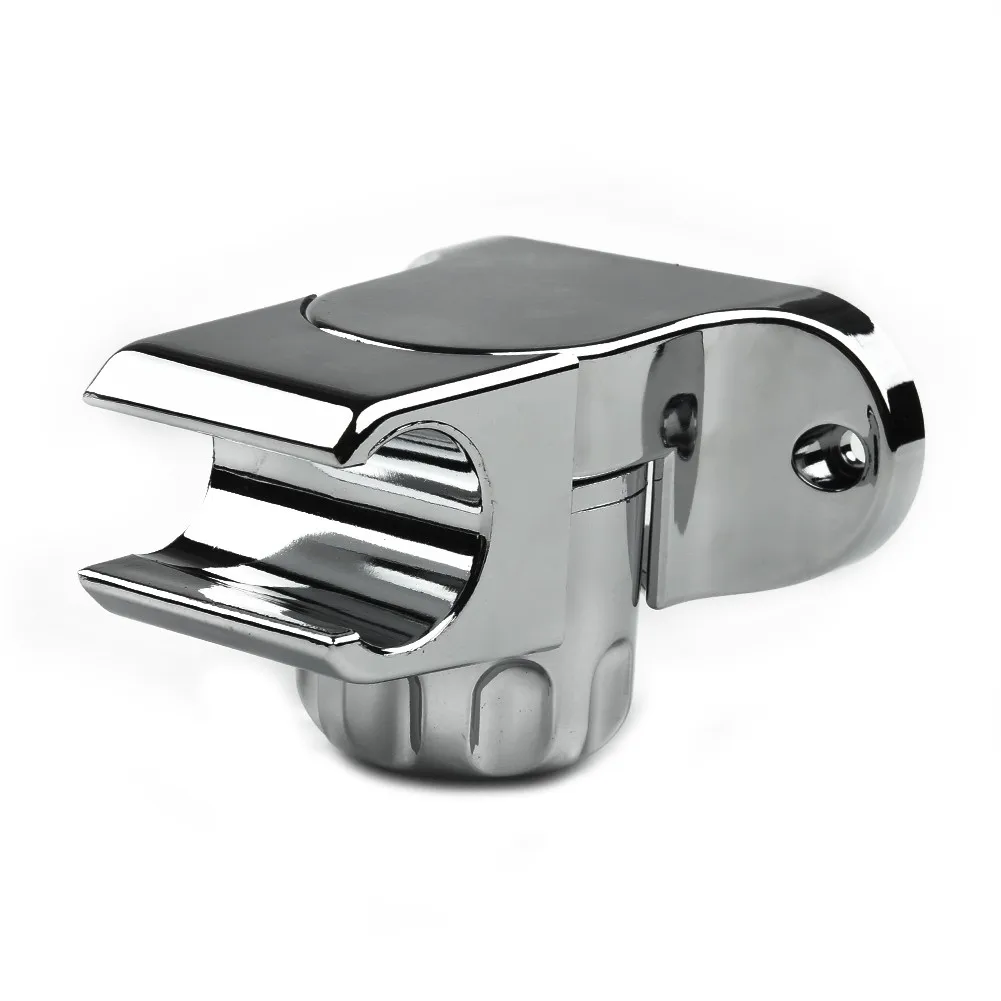 

Комплект Новый держатель насадки для душа Кронштейн для душа Хромированный держатель насадки Перфорированное фиксированное основание Держатель насадки для душа Настенный ABS