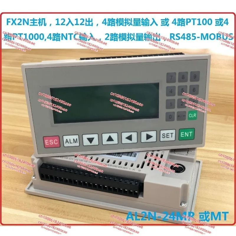 Temperature Acquisition of PT100 Thermocouple by PLC Op320 Integrator AL2N-24M4x2x