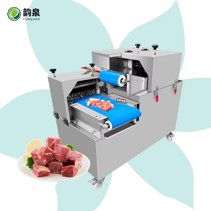 Direct New Shredding Dicing Cubing Strip Cutter For Fresh Meat Meat Product Making Machines