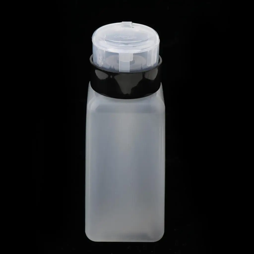 250ml Nail Art Polish ทําความสะอาด Remover ปั๊มเปล่าขวดพลาสติก