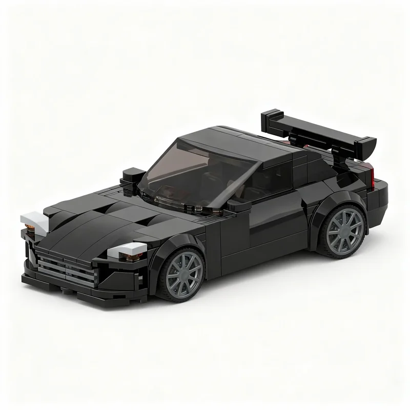 298pcs MOC Fast Furious Johnny Tran S JpCars S2000 City Champions Model Building Blocks Christmas Gifts Construction Toys Brick