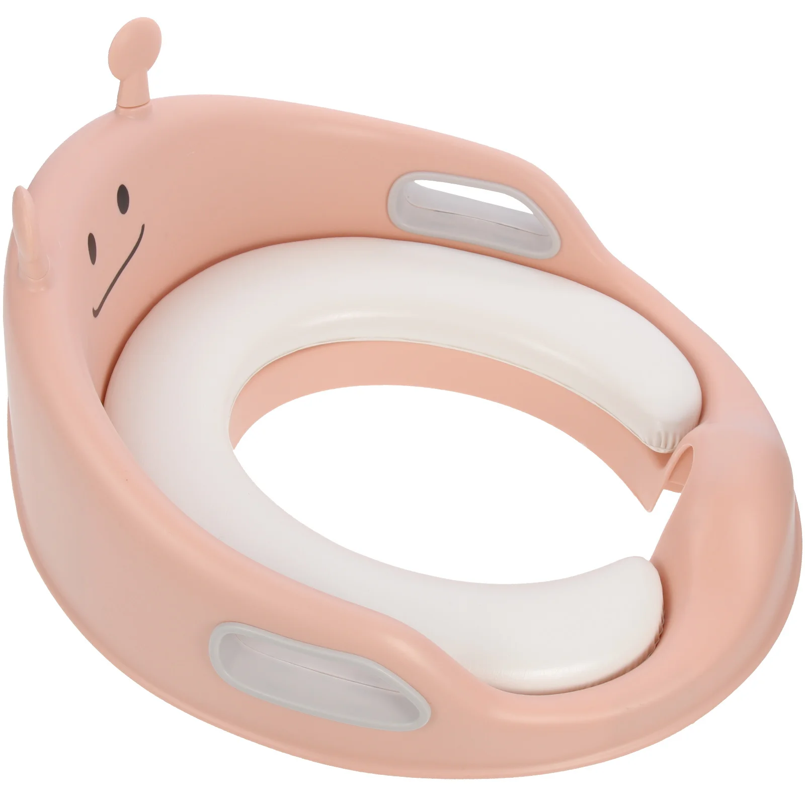 مقعد تدريب مرحاض الأطفال الكرتوني بمقابض عالية للأطفال الصغار، وسادة مقعد آمنة غير قابلة للانزلاق، مدرب مرحاض للأطفال #1