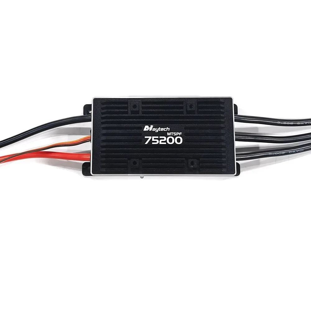 Maytech 200A V75 Based ESC SUPERCASE عالي السرعة 200A مع 12 قطعة Mosfet لروبوتات Efoil الكهربائية الطويلة لجميع التضاريس