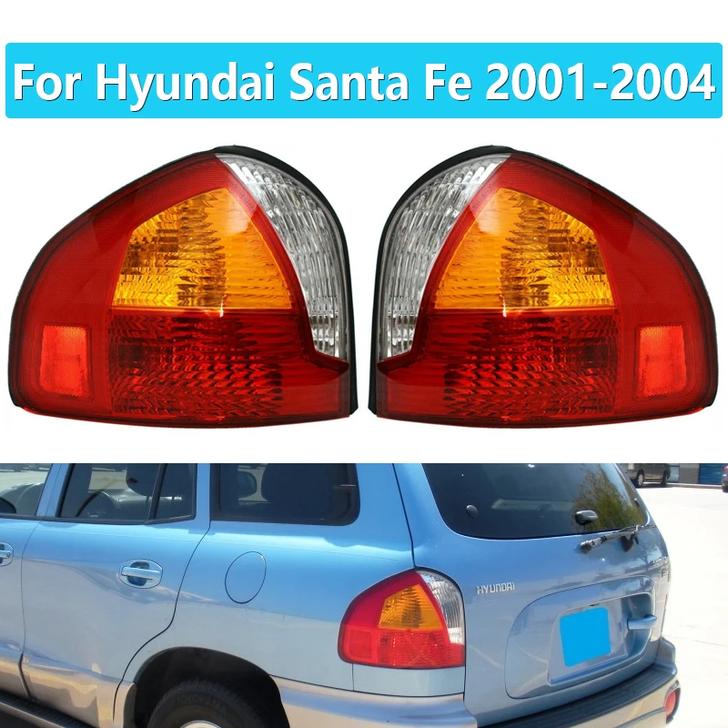 Car Rear Brake Light For Hyundai Santa Fe 2001-2004 Tail Stop Turn Signal Driving Warning Reflector Fog Lamp Car Accessories