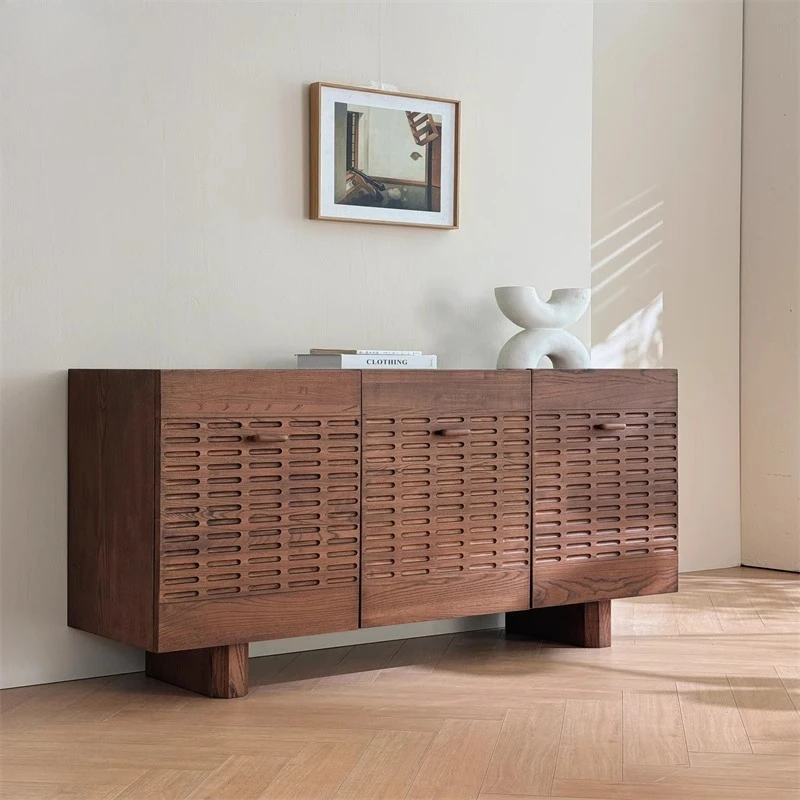 

New Chinese medieval solid wood wabi-sabi locker storage