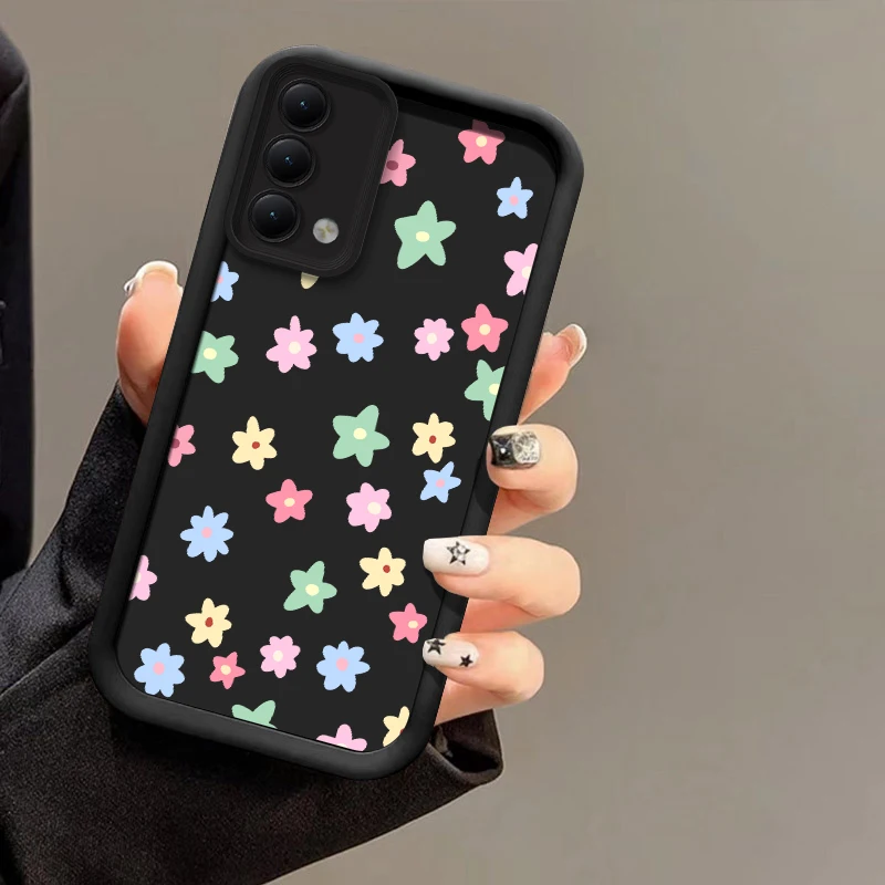 Coque de téléphone pour Motorola Moto Edge 70 60 Stylus Fusion 40 Neo 50 Ultra Pro, étui en silicone antichoc à imprimé floral mignon et tendance