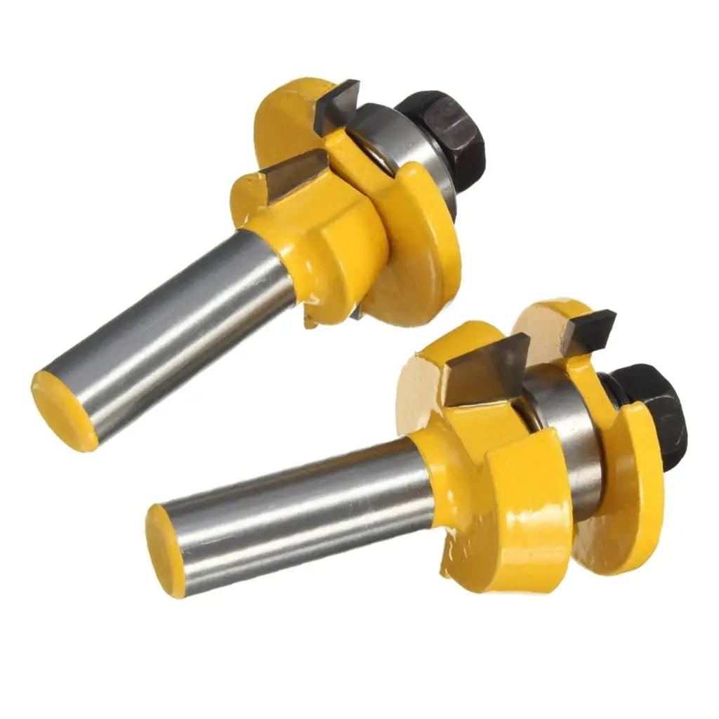 Professional Alloy Chisel Cutter Router Bit 1 2 Inch Shank Set for Carpentry Cabinet and Door Work