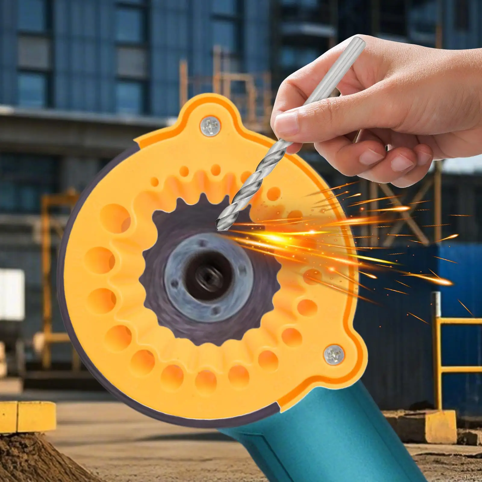 Drill Bit Sharpener Grinder Multipurpose Portable High Speed Tool for Metalworking Woodworking Automotive Repair Shop Workshop