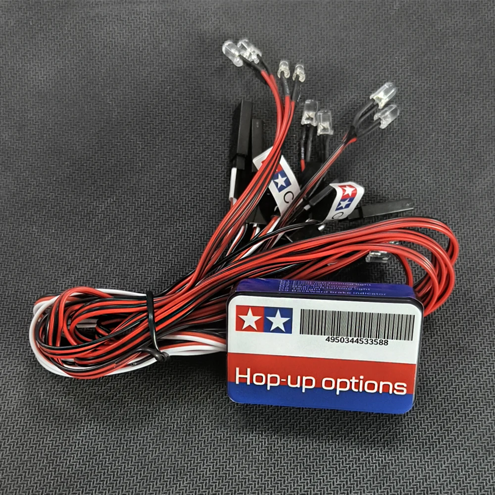 

Steering Brake Simulation Flash Light 12 LED Lighting Kit for 1/10 RC Car Yokomo Tamiya HSP HPI AXIAL RC4WD Traxxas