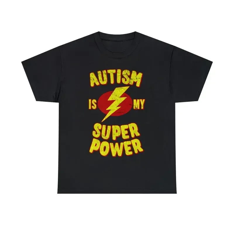 Autism Is My Superpower Retro T Shirt S 5Xl