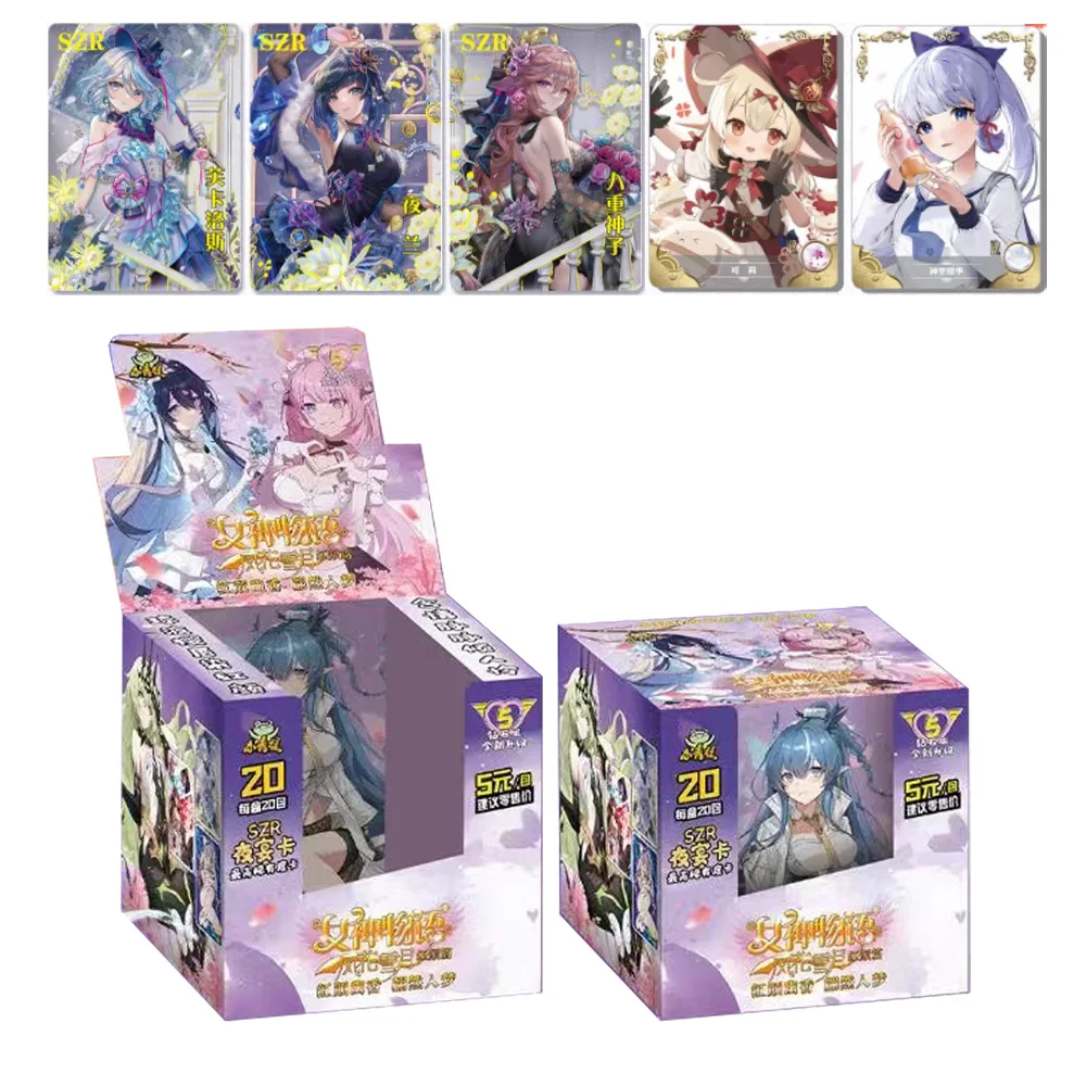 

Wholesale Goddess Story Ns 5M08 Cards Tcg Anime Games Girl Party Swimsuit Bikini Feast Booster Box Toys Hobbies Gift